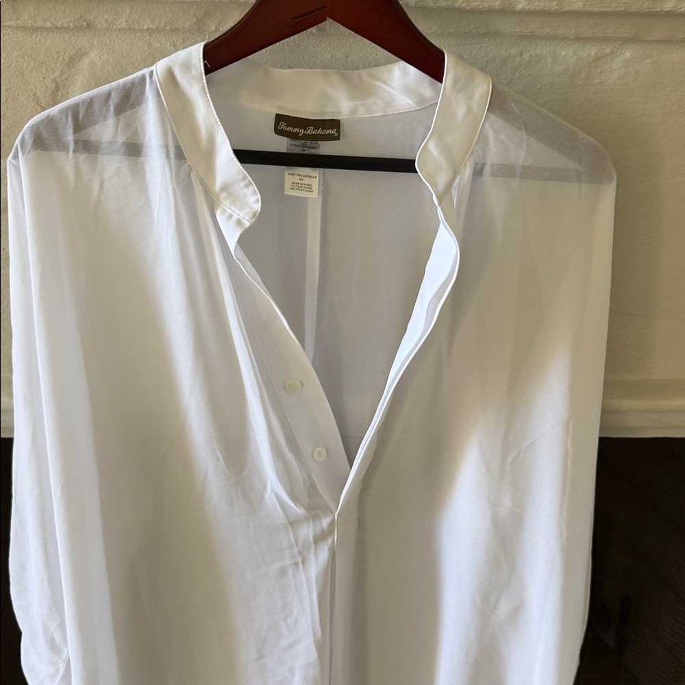 Tommy Bahama Sheer Cover Up Tunic - Picture 2 of 5